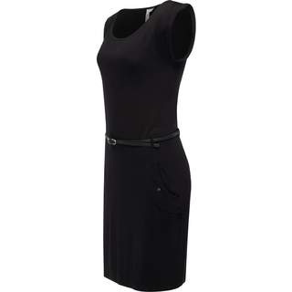 Sommerkleid RAGWEAR "Sommerkleid Tagg", Damen, Gr. XL, N-Gr, schwarz, Obermaterial: 95% Viskose CV. 5% Elasthan EL., Kleider Sommerkleid