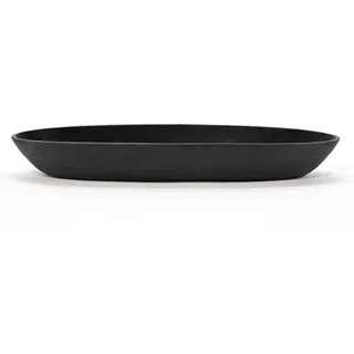 Ecopots Untersetzer Sofia oval Dunkelgrau 26 cm