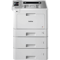 Brother HL-L9310CDWTT, A4, 31 S./Min, Farblaser, NFC, Duplex, WLAN/Ethernet, 6.8cm Touch Farbdisplay, 3x Papierkassetten, Weiß/Grau; Laserdrucker