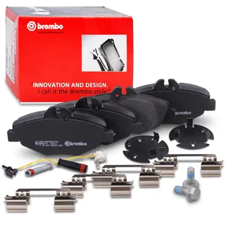 Brembo P 50 049 Bremsbelagsatz, Scheibenbremse - (4-teilig)