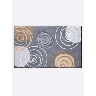 heine home Fußmatte rechteckig 7 mm Höhe, anthrazit, braun