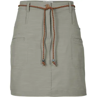 Sommerrock "GS 97 WMN SKRT", Damen, Gr. 38, helloliv, Obermaterial: 65% Baumwolle, 30% Polyester, 5% Elasthan, G.I.G.A. DX BY KILLTEC, Röcke Sommerrock, Stretch-Rock, schnelltrocknend, 6 Taschen, Autolock-Reißverschluss