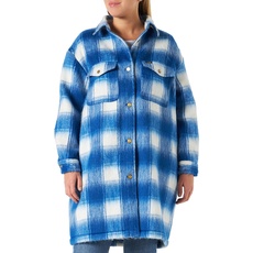 Wrangler Women's Plush Wool Jackets, Daphne Blue, XX-Large