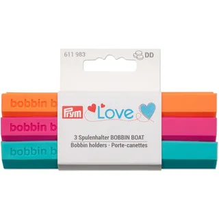 Prym Love 611983 Spulenhalter BOBBIN BOAT, 3 Stück