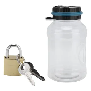 Watris Veiyi Spardose mit Zähler, 1.8L Euro Elektronische Sparbüchse, 20x11x11cm / 7.9x4.3x4.3 Zoll Digitale Anzeige Münzen Zählmaschine