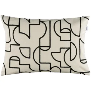 Schöner Wohnen Frame Dekokissen 58 x 38 cm Grau