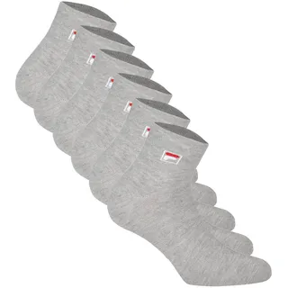 Fila Sneakersocken 6er Pack Grau 39-42