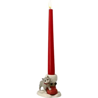 GOEBEL Kerzenhalter Lass Uns kuscheln - Morgen kommt der Weihnachtsmann