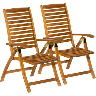 MERXX Gartenstuhl »Paraiba« (Set) 2 Stk.2er Set, Akazienholz, verstellbar, braun