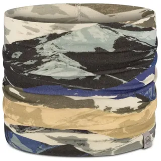 Buff- Schlauchschal Merino Heavyweight Multifunktionaler Schal, 100% Merinowolle, Wandern, Outdoor, Nachhaltig, Leicht, Dick Männlich Weiblich Einheitsgröße Blau