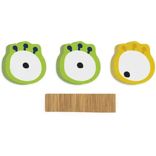 small foot 12086 ABC Buchstaben Monster Eyes aus Holz, ideal als Verzierung von Holzbuchstaben, Deko oder Türschild