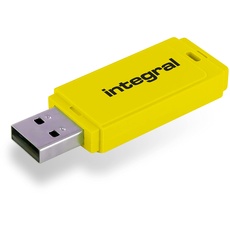 Integral Neon USB Drive gelb 128 GB