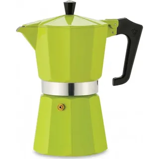 Espressokocher Aluminium Espresso Espressokanne lime für 3 Tassen - Grün