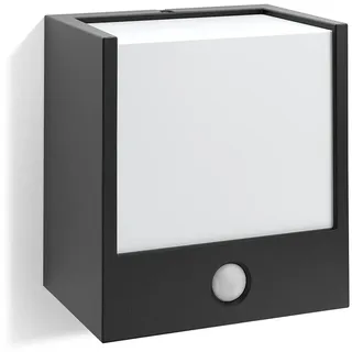 Philips Außenwandleuchte Kunststoff 20,0 cm mit Bewegungsmelder schwarz