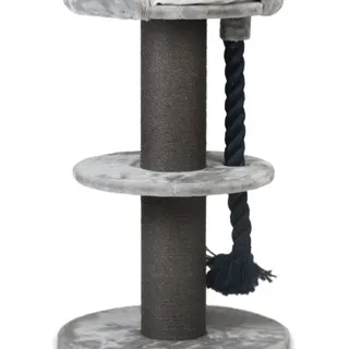 Beeztees Ersatzsisalstamm Wello grau 6mm 20cm für Kratzmöbel Katzenbedarf