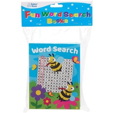 Baker Ross FC963 Mini Wortsuchbücher für Kinder - 12er Pack, Kleine Puzzle Hefte für Kinder auf Englisch