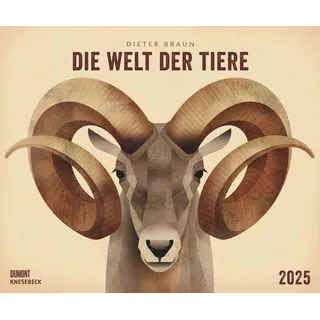 Dumont Kalenderverlag Dieter Braun: Die Welt der Tiere 2025 – Wandkalender – Format 60 x 50 cm