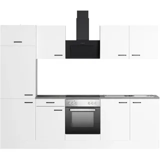 OPTIFIT Küchenzeile 270 cm Weiß/Grau