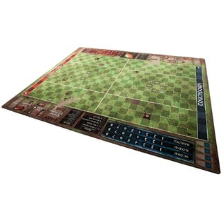 playmats.eu BB070 Blood Bowl Gummimatte für Kampfspiele, 90x70 cm / 35.5"x27.5"