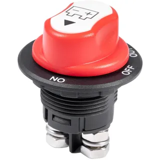 CareHabi Batterie Trennschalter 12v Batterietrennschalter Auto Batterie Trennschalter Hauptschalter 100A ON-Off Einbau Stromschalter für Auto LKW Boot Jacht Wohnwagen Motorrad KFZ 12V 24V 32V