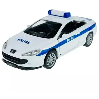 Welly CityDuty: Peugeot Coupé 407 Polizeiauto, Maßstab 1:34