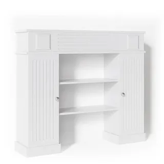 Vicco Kaminumrandung Weiß 119.5 x 103 cm Model 28243 - Weiß