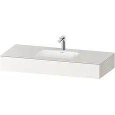 Duravit Qatego Einbauwaschtisch mit Konsole, 1200x550x170mm, QA46920, Farbe: Weiß Supermatt