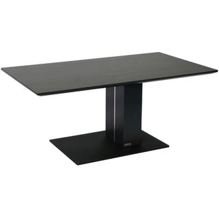 DIETER KNOLL Couchtisch Anthrazit, Schwarz, Metall, Keramik, Holzwerkstoff, rechteckig, eckig, Bodenplatte, 59x47-66x110 cm, höhenverstellbar, Wohnzimmer, Wohnzimmertische, Couchtische, Metall-Couchtische