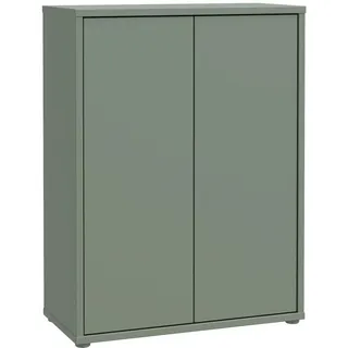 Forte Schuhschrank 74,5 x 99,1 x 34,9 cm salbeigrün / grün