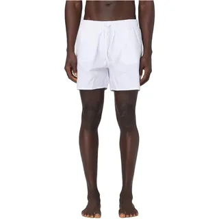 Emporio Armani Herren Mid Boxer Badehose, weiß, M