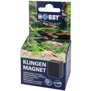 hobby® Klingenmagnet Scheibenreiniger für Aquarien grau 1 St