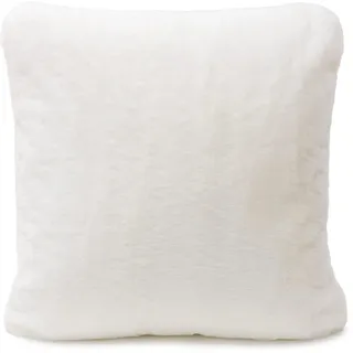 Gözze - Kuscheliger Kissenbezug, Merino Feeling, 50x50 cm - Wollweiß