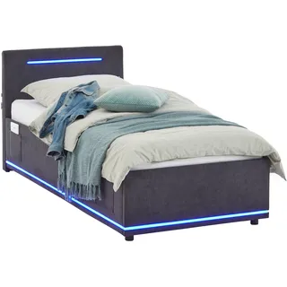 Meise Möbel Circle Polsterbett mit LED Beleuchtung