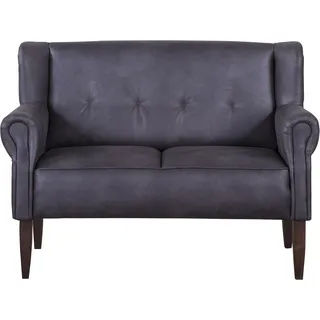 Home Affaire Couch Mikrofaser 2-Sitzer Grau