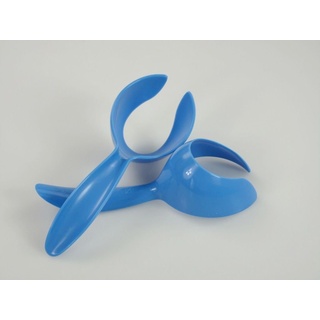 TUPPERWARE Küchenhelfer Löffel Eierlöffel (2) blau Eier Eierhalter Löffel P 22593