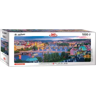Eurographics 1000 Teile Panorama - Prag Tschechische Republik, 32x96cm