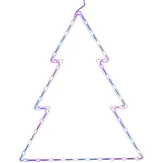 Wellhome Weihnachtsbaumbeleuchtung mit 41 Rgb-led-lichtern Und Controller 48x0.6x60 cm - Multicolor - One Size