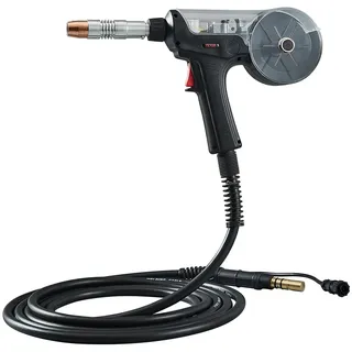 Vevor 200-A-Schweißspulenpistole mit 6 m Kabel, kompatibel mit Hobart IronMan 240 Mig-Schweißgeräten, geeignet für 0,0762 und 0,0889 cm Flussmittelkern-/Massiv-/Aluminium-Schweißdrähte