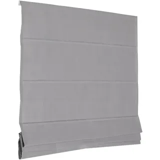 BASIC RAFFROLLO FALTROLLO RAFFGARDINE ANTRAZIT GRAU WEISS SCHOKO ROT BEIGE MOCCA (grau, 160x175 cm) - Grau