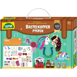 Lena Bastelkoffer Pferde, Premium