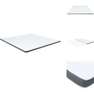vidaXL Boxspringbett-Matratzenauflage 200 x 200 x 5 cm - Matratzen - Weiß