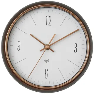 TFA Dostmann 60.3547.10 Funk Wanduhr 22,3 cm, grau