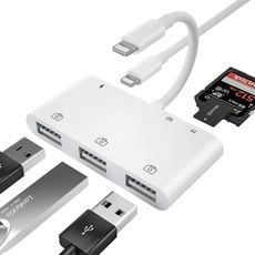 Lighting auf USB/SD/TF-Speicher Karten Leser Adapter mit Ladean Schluss Kompatibel mit i-Phone/i-Pad Unterstützt USB Flash Laufwerk,Maus,Keyboard,MIDI