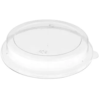 50 Stück - hohe Deckel für Salatschüsseln 224.33-215.05 'Bionic' Ø 18 x 3,1 cm transparent Pet