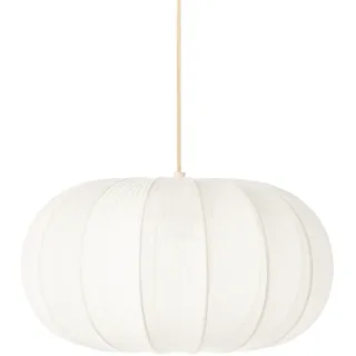Beliani Hängelampe 1-flg. 36 cm rund Weiß