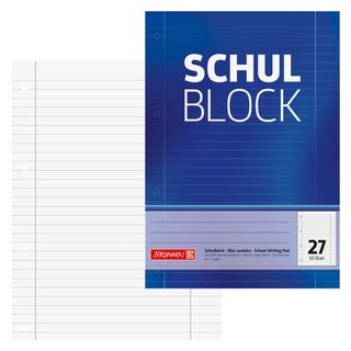 Brunnen Schulblock A4 Lineatur 27 50 Blatt