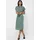 Hemdblusenkleid Unifarben Grün 42