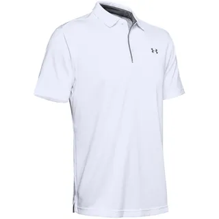 Under Armour Herren atmungsaktives Poloshirt, Komfortables und kurzärmliges Sportshirt mit Loser Passform Tech Polo, white 3XL