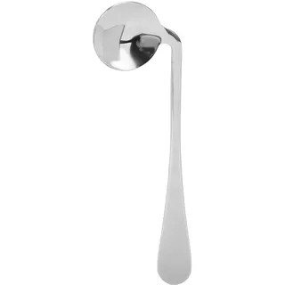 Sonew Ergonomischer Gebogener Löffel für Senioren, Reduziert Handgelenksdruck, Leichter und Stabil, Edelstahl, für Rechte Hand geeignet(Rechte Hand)