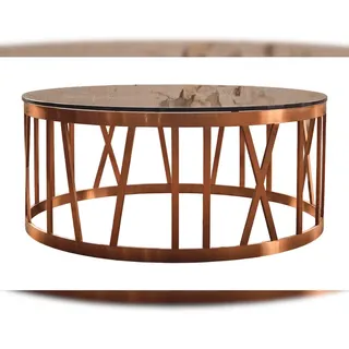 KAWOLA Mella Rosé Gold Glas 100 x 43 x 100 cm